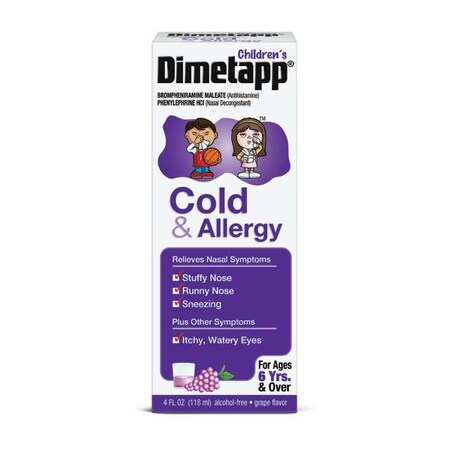 Dimetapp Children's Dimetapp Cold & Allergy 4 fl. oz., PK24 223513